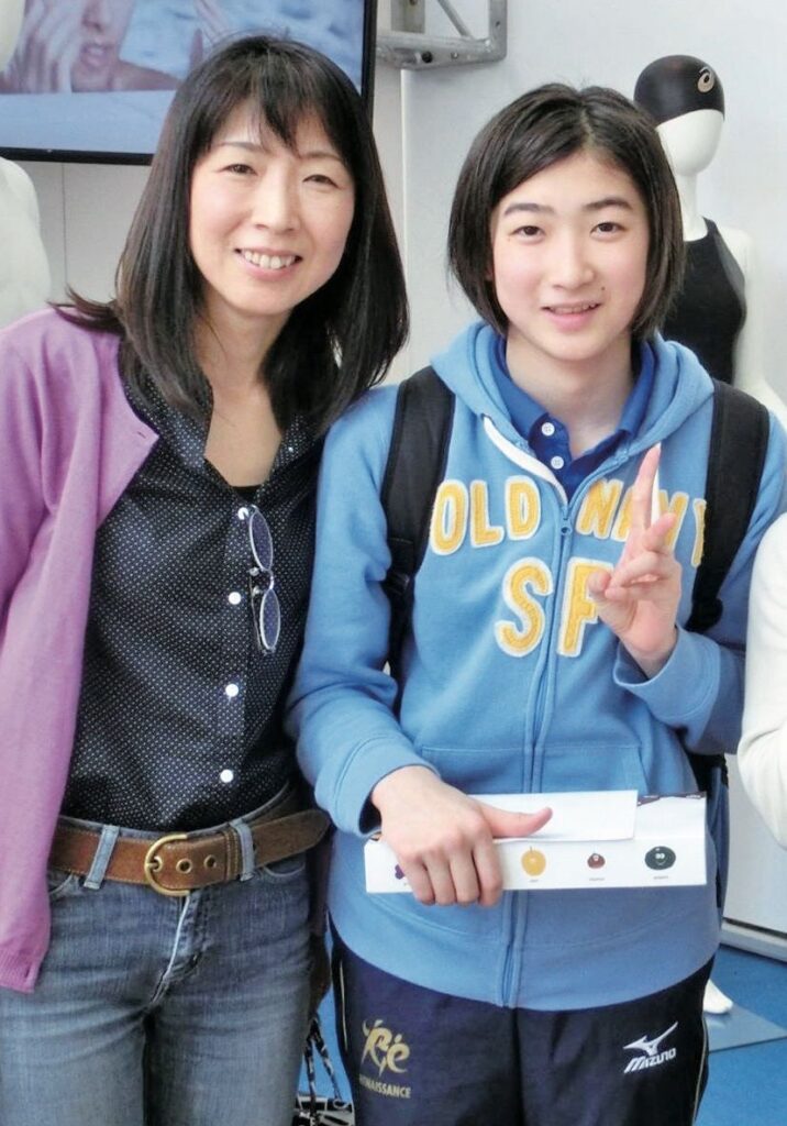 池江美由紀と池江璃花子